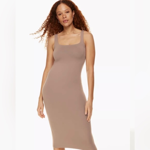 Aritzia Babaton Contour SquareNeck Midi dress - Picture 1 of 4
